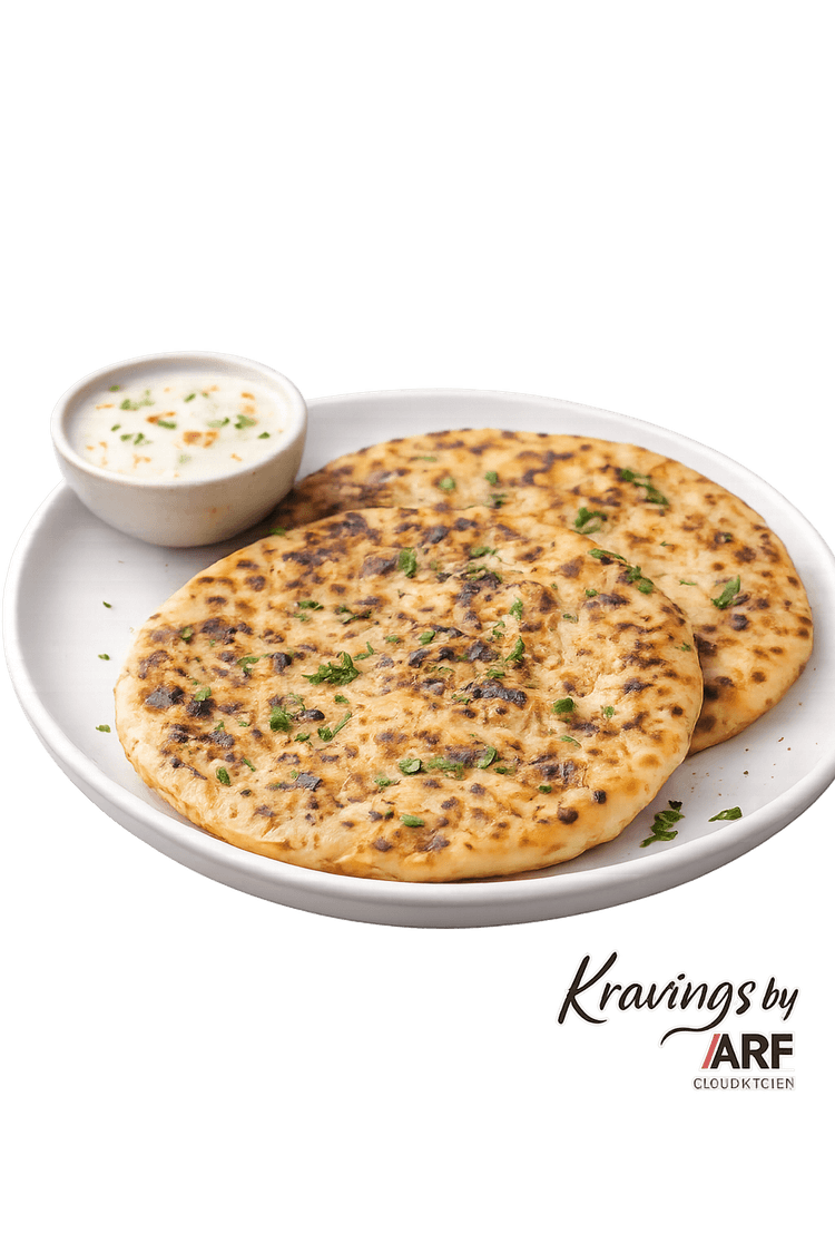 Two Paratha with Curd