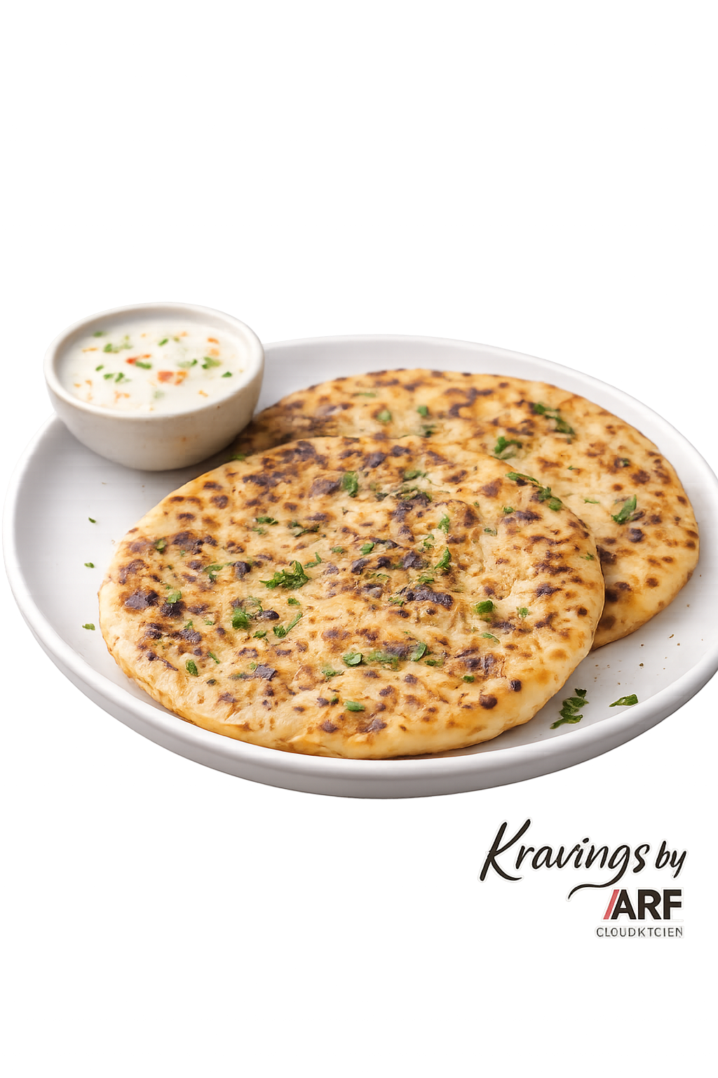 Two Paratha with Curd